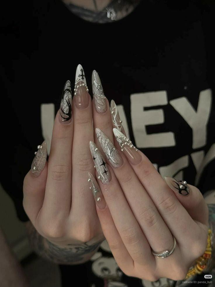 Polished nails